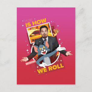 Cartão Postal Tom & Jerry Com O Terrance - É Assim Que Vamos