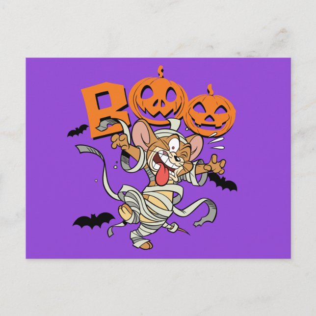 Cartão Postal Tom & Jerry | Jerry é tão assustador (Frente)