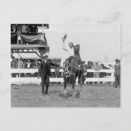 Cartão Postal Tom Mix leva ondas para a multidão