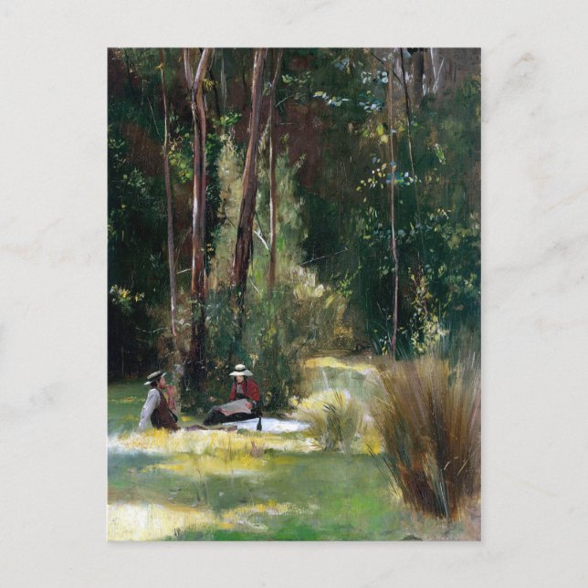 Cartão Postal Tom Roberts À Tarde De Domingo (Frente)