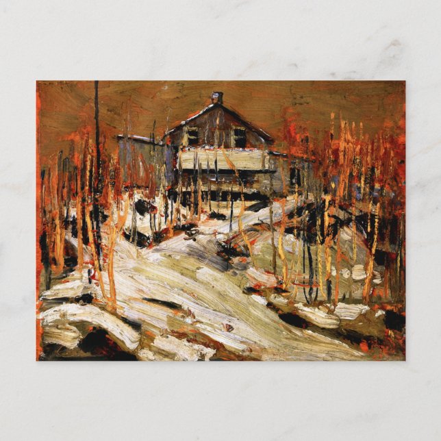 Cartão Postal Tom Thomson - Lodge de Fraser (Frente)