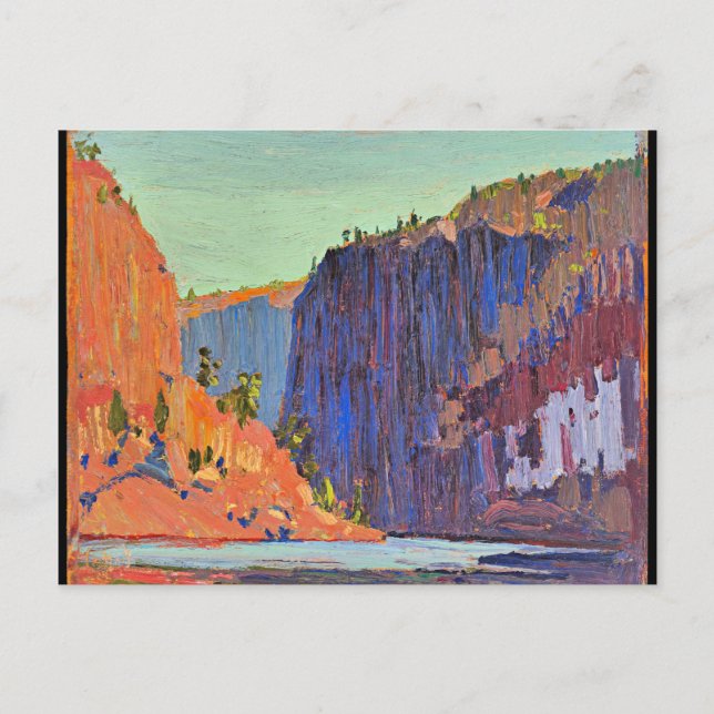 Cartão Postal Tom Thomson - Petawawa Gorges (Frente)