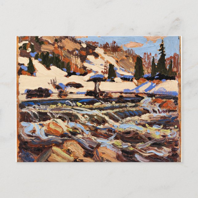 Cartão Postal Tom Thomson - Rapids (Frente)