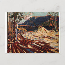 Cartão Postal Tom Thomson The Drive Canadian Logging