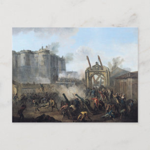 Cartão Postal Tomada da Bastilha, 14 de julho de 1789