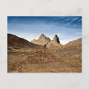 Cartão Postal Tomadas vulcânicas que exibem flautas, Deserto da