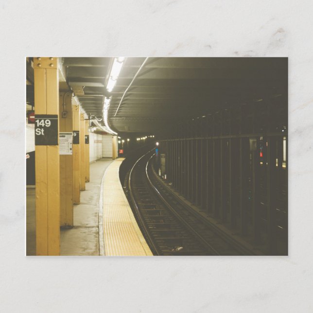 Cartão Postal Tomando O 6 (Nova York, NY) (Frente)