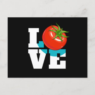 Cartão Postal Tomate Amor Tomates Vegetal