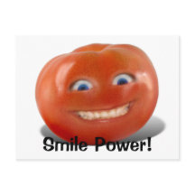 Tomate Sorridente de Rosto Feliz