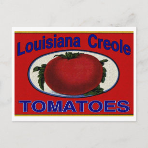 Cartão Postal Tomates da Louisiana Creole