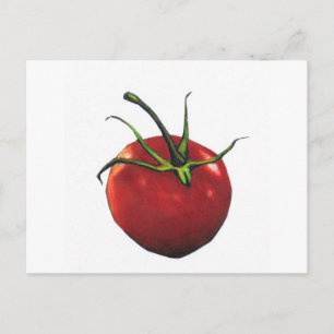 CARTÃO POSTAL TOMATO VERMELHO BRILHANTE