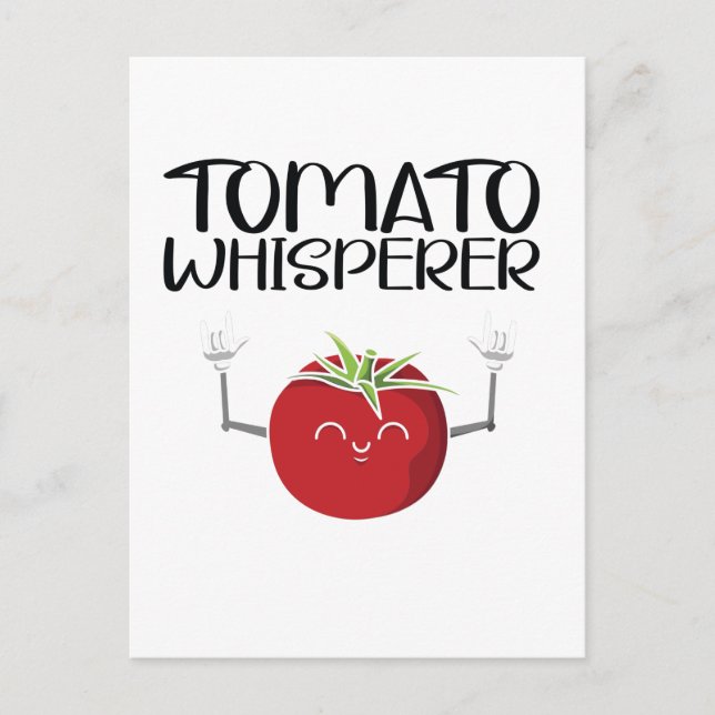 Cartão Postal Tomato Whisperer (Frente)