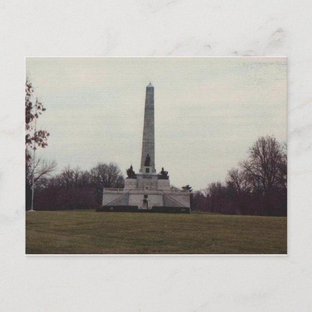 Cartão Postal Tomb of our 16th President. (Frente)