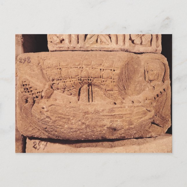 Cartão Postal Tombstone retrata um barco de pesca (Frente)