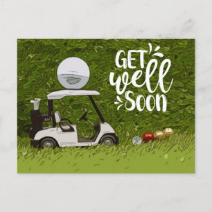 Cartão Postal Tome logo Golfer