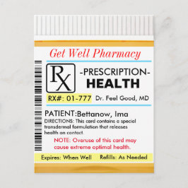 Cartão Postal Tome Logo RX para a Saúde