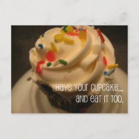 Tome seu Cupcake... e coma também.