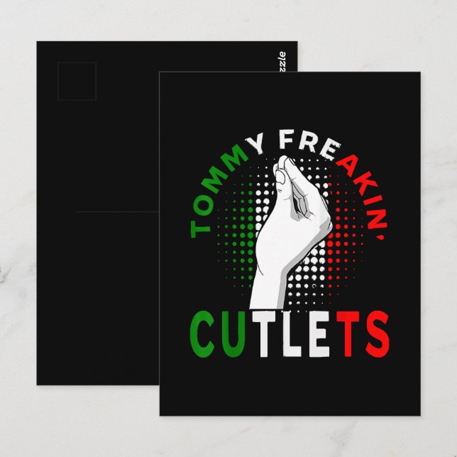 Cartão Postal Tommy Cutlets (Frente/Verso)