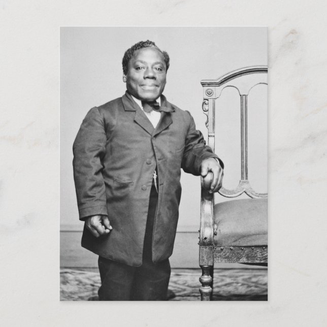 Cartão Postal Tommy japonês, minstrel afro-americano, 1860 (Frente)