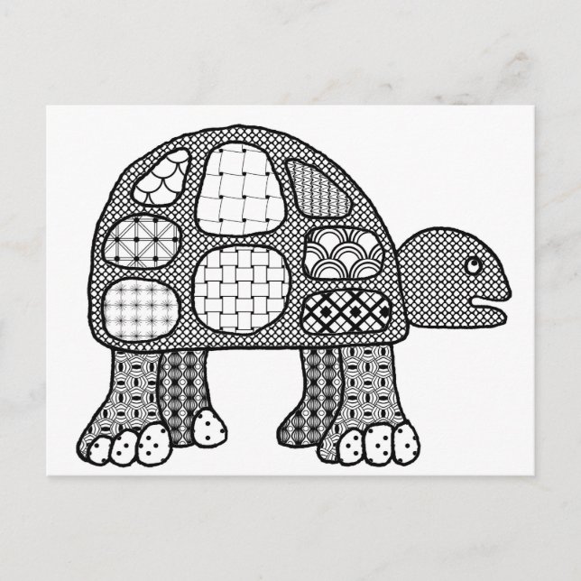 Cartão Postal Tommy The Turtle Postcard (Frente)