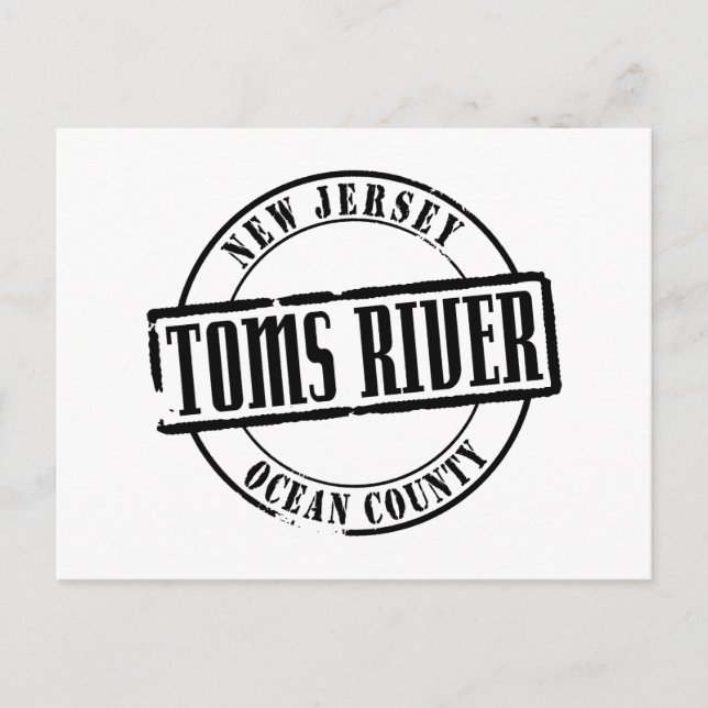 Cartão Postal Toms River TItle (Frente)