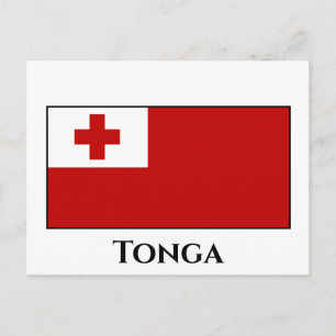 Cartão Postal Tonga Flag