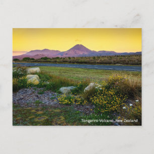 Cartão Postal Tongariro Vocano, Nova Zelândia
