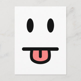 Cartão Postal Tongue Com Cara De Fora