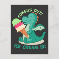 Tonsillectomia Cirurgia Tonsils lança Sorvete em