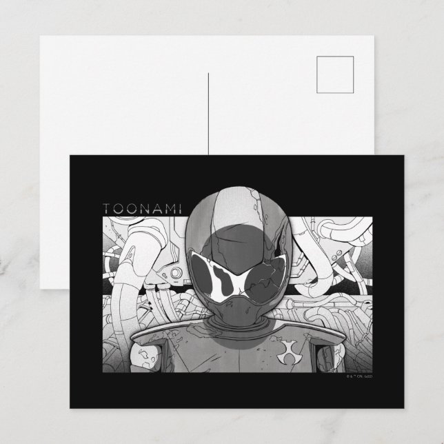 Cartão Postal Toonami TOM 5 Counter-Down Pára-choque (Frente/Verso)