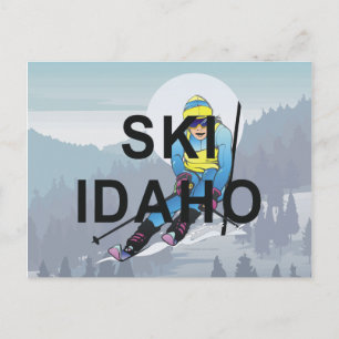 Cartão Postal TOP Ski Idaho