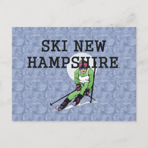 Cartão Postal Top Ski New Hampshire