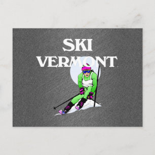 Cartão Postal TOP Ski Vermont