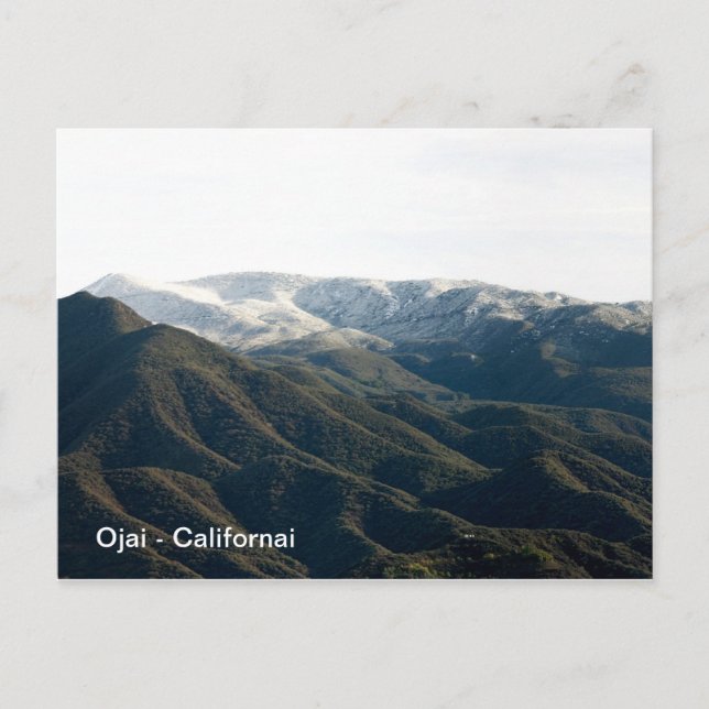 Cartão Postal Topa Com Neve (Frente)