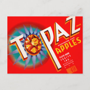 Cartão Postal Topaz Apples