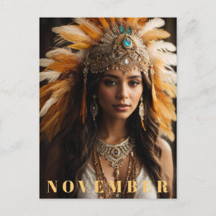 Cartão Postal *~* Topázio Dourado AP53 Pedra de Nascimento de NO