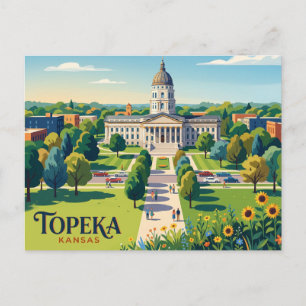 Cartão Postal Topeka Kansas