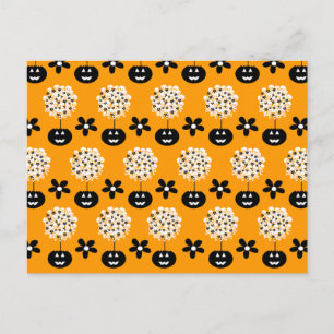Cartão Postal Topiaria de Crânio de Halloween