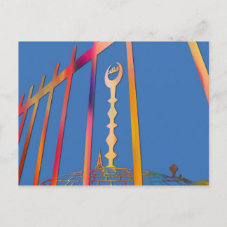 Cartão Postal Topo de uma Mesquita