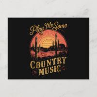 Toque-me alguma música country vintage cowboy ocid
