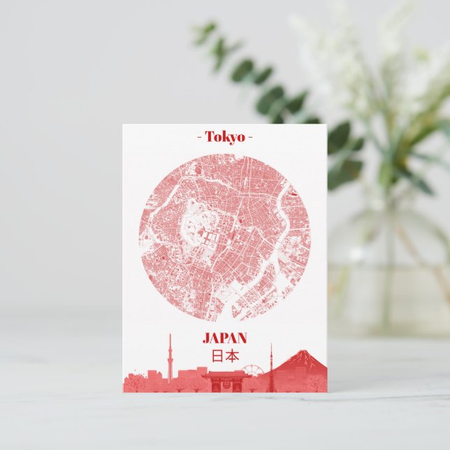 Cartão Postal Tóquio (Em pé/Frente)