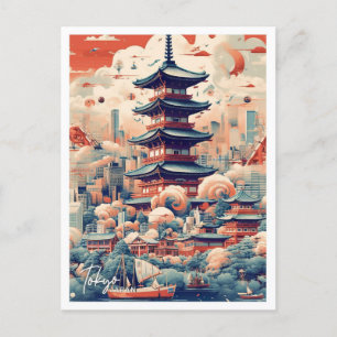 Cartão Postal Tóquio Japão - Viagem