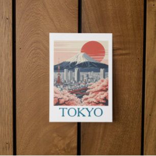 Cartão Postal Tóquio Retro Japão Viagem Vintage