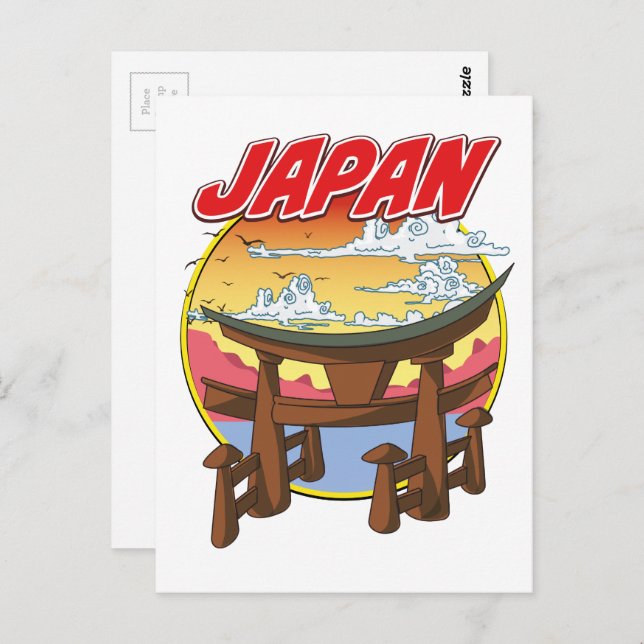 Cartão Postal Tori do Japão (Frente/Verso)