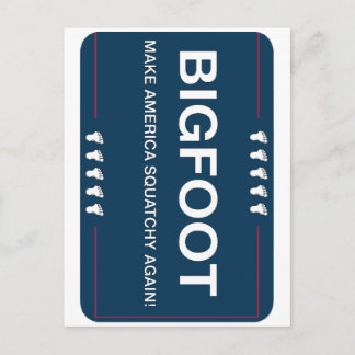 Cartão Postal Torne a América Esmagadora novamente