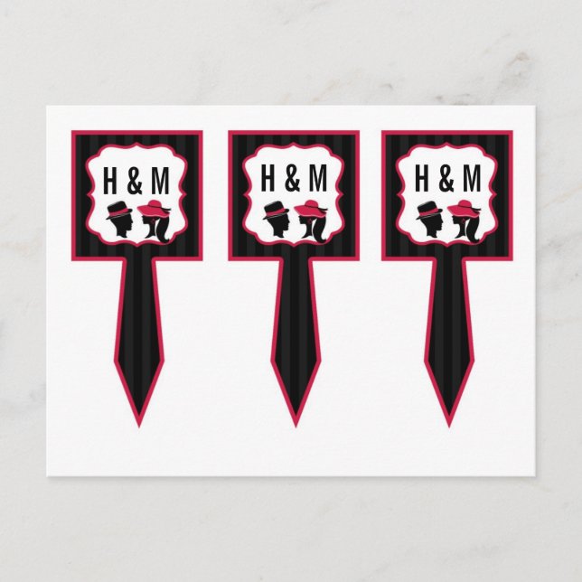 Cartão Postal Torneio de 3 Taças Escolhe Chapéus Formais Imísico (Frente)