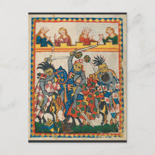 Cartão Postal Torneio medieval, 14 Centro
