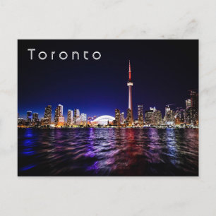 Cartão Postal Toronto à noite, Canadá