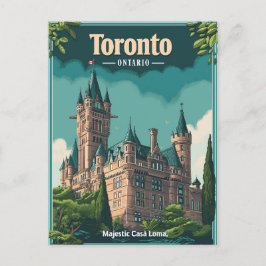 Cartão Postal Toronto: Antigo Casa Loma