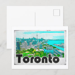 Cartão Postal Toronto Canadá